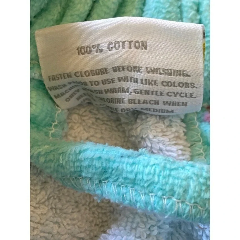 Blue Waist Wrap Towel Elastic Waist‎ Flamingo Palm Tree One Size